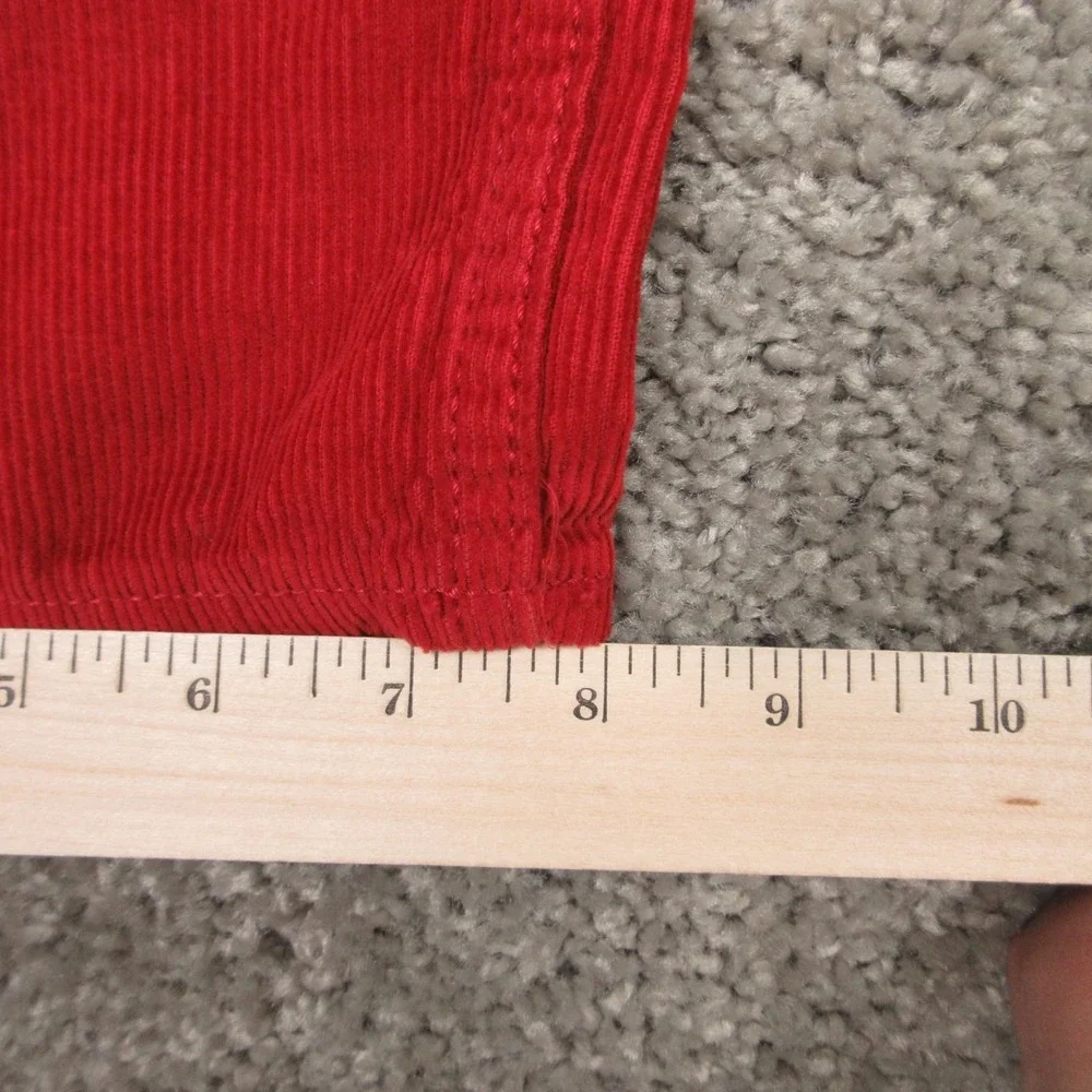 Banana‎ Republic Pants Mens 33x30 Red Corduroy 5 Pocket Chinos Pima Cotton
